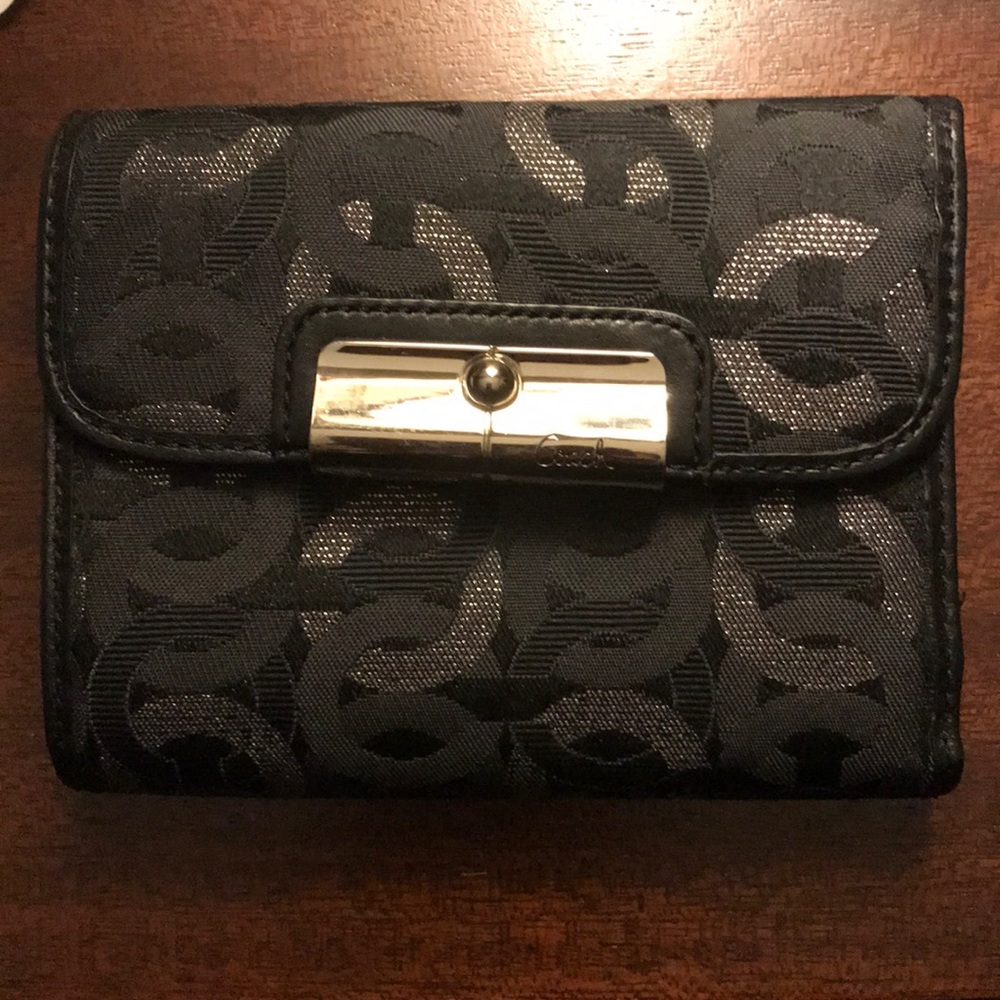 Black Coach wallet